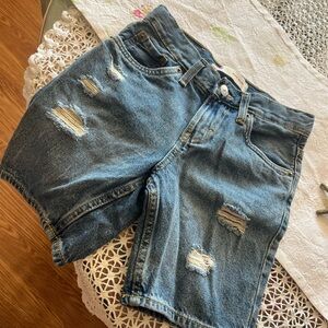 Levi’s Kids Distressed Denim Shorts